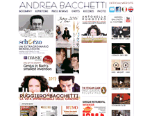 Tablet Screenshot of andreabacchetti.net